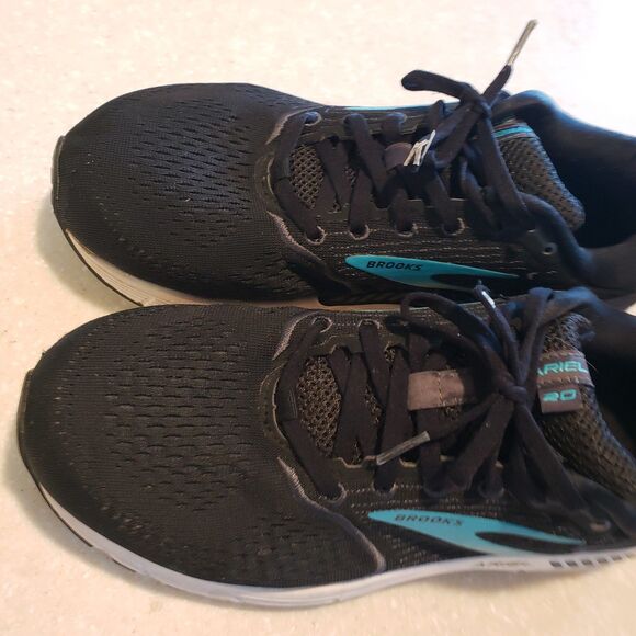 Brooks Ariel 20 Black Blue Women Size 10.5 Running Shoes Support Walk Jog - Picture 7 of 8